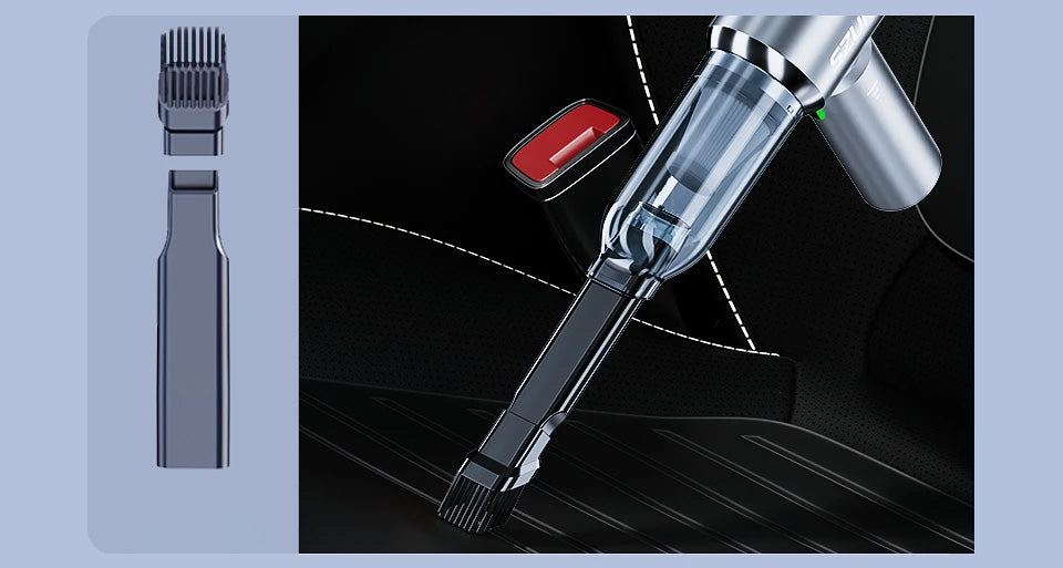 Aspirador Portátil SZUK 180000PA - Sem Fios, para Casa e Carro com Carregamento Rápido Aspirador Portátil SZUK 180000PA - Sem Fios, para Casa e Carro com Carregamento Rápido